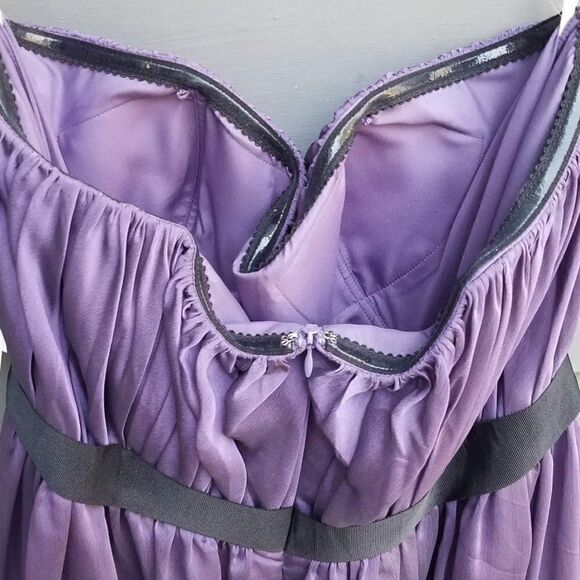 Bari Jay Plum Long Bridesmaid/ MOB Dress - NWT - Picture 3 of 6